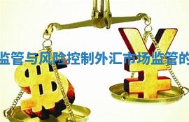 外汇市场的监管与风险控制_外汇市场监管的对象有哪些